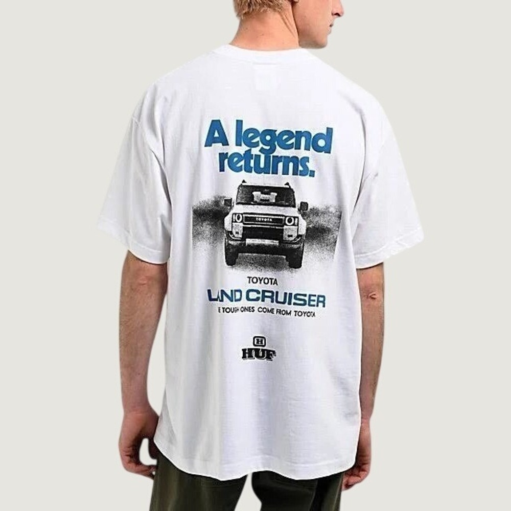 HUF T-Shirt‎ Toyota Land Cruiser Legend Returns White XXL